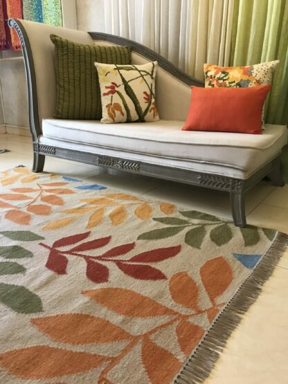 Plain Orange Cushion - Image 2